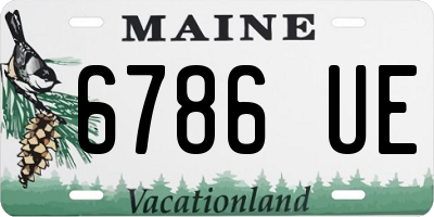 ME license plate 6786UE