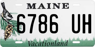 ME license plate 6786UH