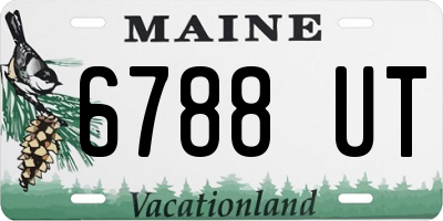 ME license plate 6788UT