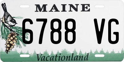 ME license plate 6788VG