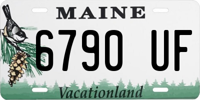 ME license plate 6790UF