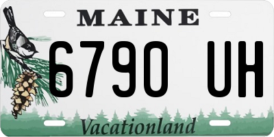 ME license plate 6790UH