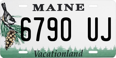 ME license plate 6790UJ