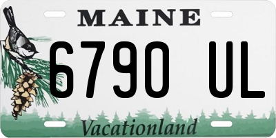 ME license plate 6790UL