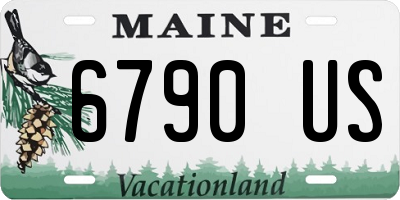 ME license plate 6790US