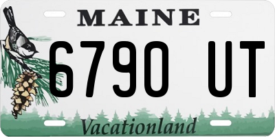 ME license plate 6790UT