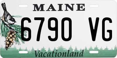 ME license plate 6790VG