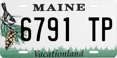 ME license plate 6791TP