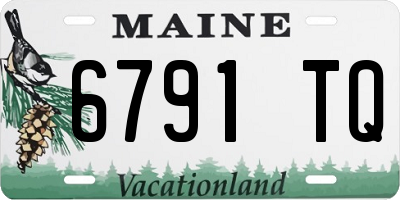 ME license plate 6791TQ