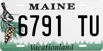 ME license plate 6791TU