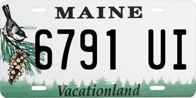 ME license plate 6791UI