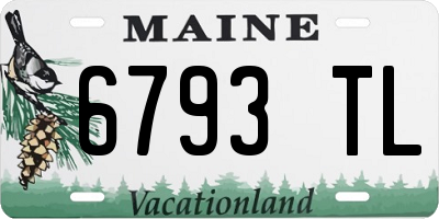ME license plate 6793TL