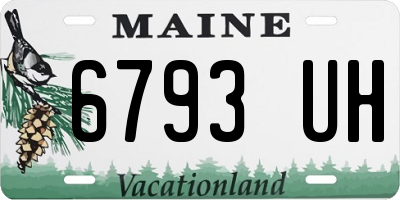 ME license plate 6793UH