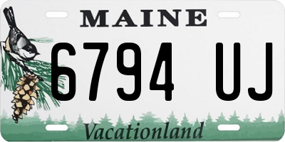 ME license plate 6794UJ