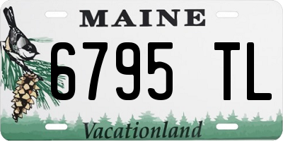 ME license plate 6795TL