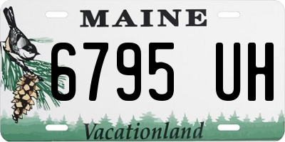 ME license plate 6795UH