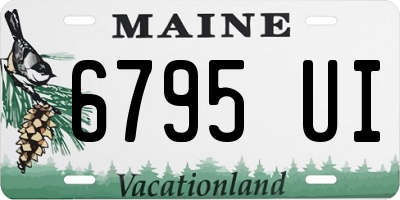 ME license plate 6795UI