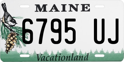 ME license plate 6795UJ