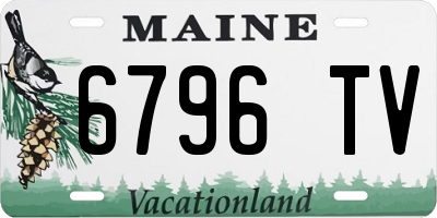 ME license plate 6796TV