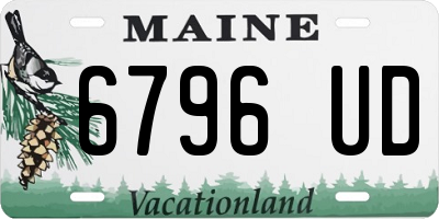 ME license plate 6796UD