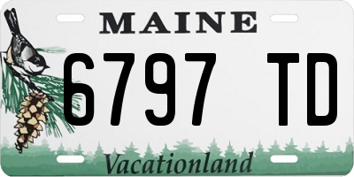ME license plate 6797TD