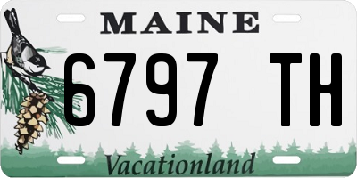 ME license plate 6797TH