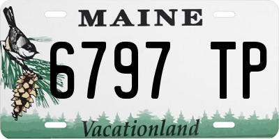 ME license plate 6797TP