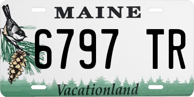 ME license plate 6797TR