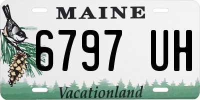 ME license plate 6797UH