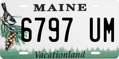 ME license plate 6797UM