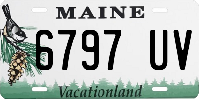 ME license plate 6797UV