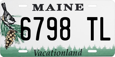 ME license plate 6798TL