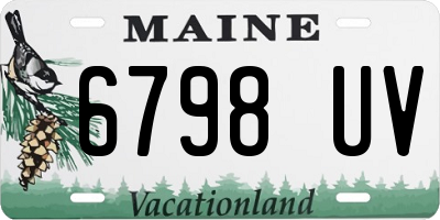 ME license plate 6798UV