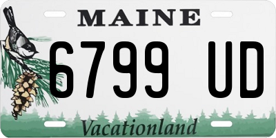 ME license plate 6799UD