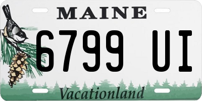 ME license plate 6799UI