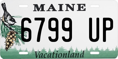 ME license plate 6799UP