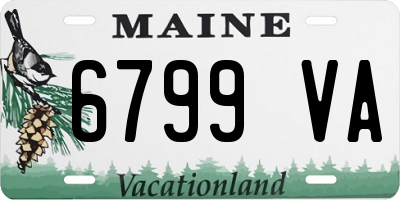 ME license plate 6799VA