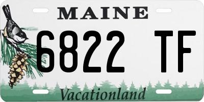 ME license plate 6822TF