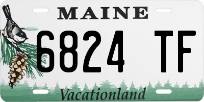 ME license plate 6824TF