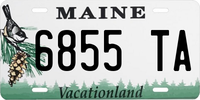 ME license plate 6855TA