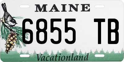 ME license plate 6855TB