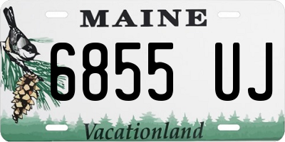ME license plate 6855UJ
