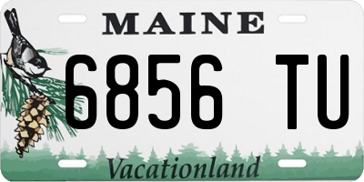 ME license plate 6856TU