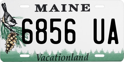 ME license plate 6856UA
