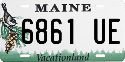 ME license plate 6861UE