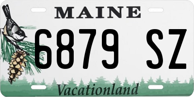 ME license plate 6879SZ