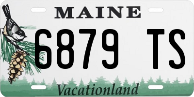 ME license plate 6879TS