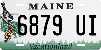 ME license plate 6879UI