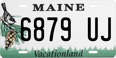 ME license plate 6879UJ