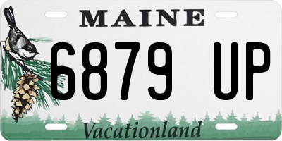 ME license plate 6879UP